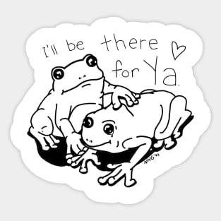 Emotional Support Frogs Sticker